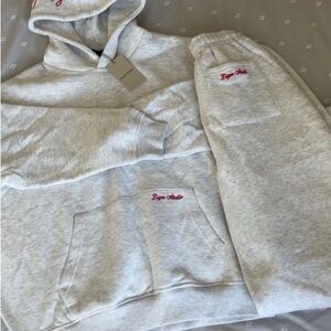 Men's Light Gray Hoodie Sweater